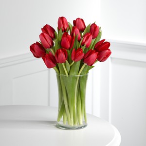 Potong tulip di dalam air