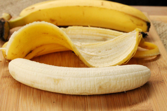 Pisang yang dikupas